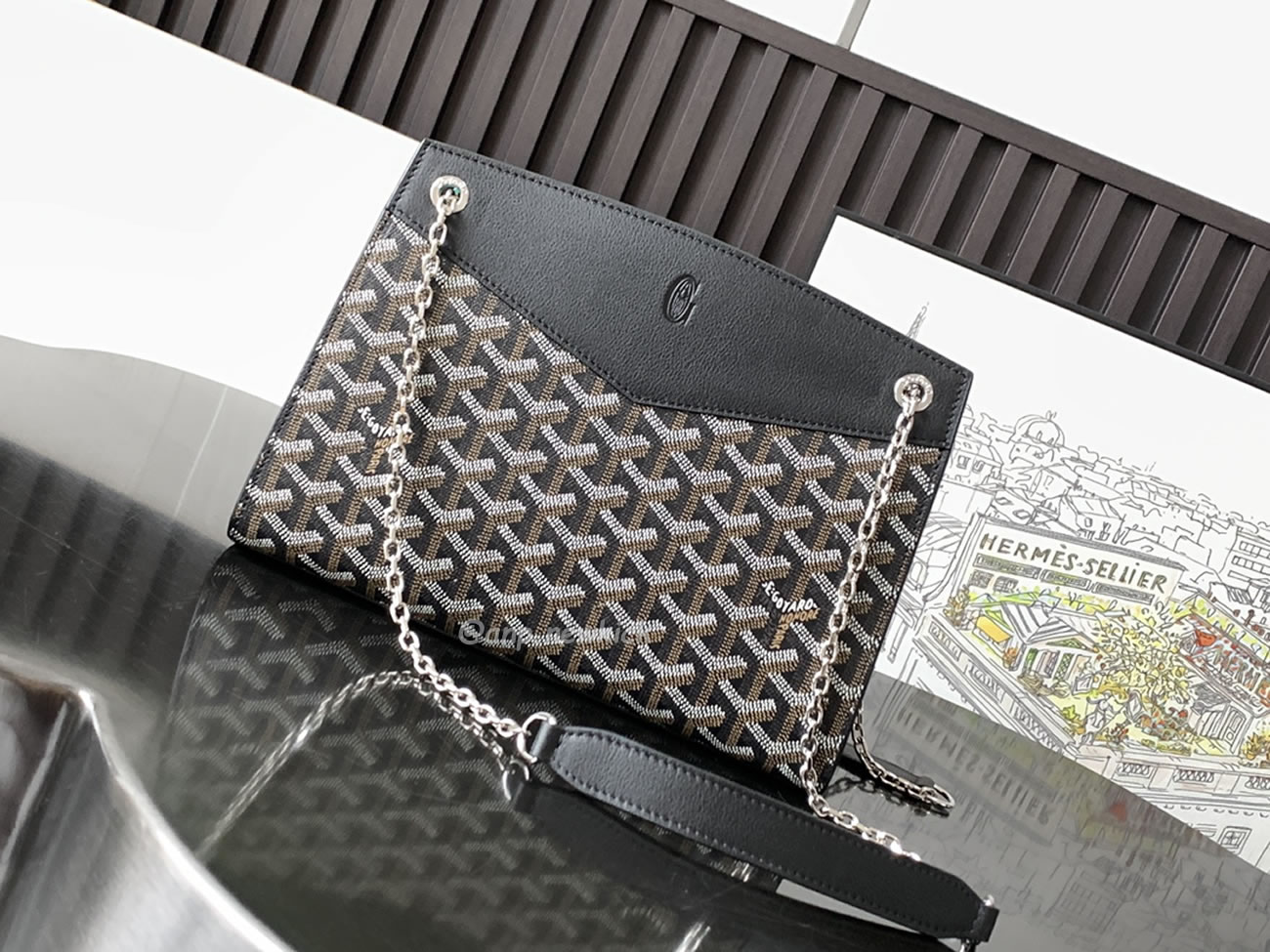 Goyard Rouette Small Hard Version 18 Cm X 9 Cm X 25.5 Cm (18) - newkick.cc